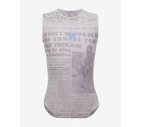 Santini Le Maillot Jaune Mont Ventoux Sleeveless Base Layer Off-White - XS-S