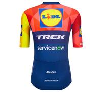 Santini Lidl Trek Team Original 2026 Short Sleeve Jersey Blue XL Men XL Print