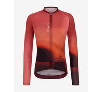 Santini Luce Jersey long sleeve red orange - XXL