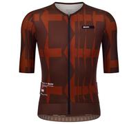 Santini Momentum Series x Mads Pedersen short sleeve jersey brown Sl ut - L