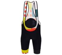 Santini - Maillot Jaune Official Bibshorts - Cycling bottoms size S, black