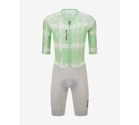 Santini Momentum Series green light grey full body suit - L