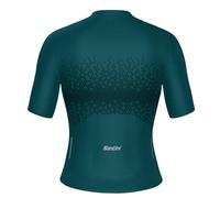 Santini Moon short sleeve jersey blue-green women Classic fit - XXS