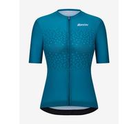 Santini Moon Short Sleeve Jersey Green XS Woman