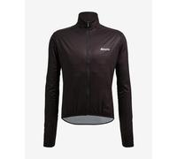 Santini Nebula Light Windbreaker Jacket Black - Classic Cut - XS