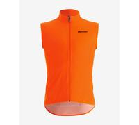 Santini Nebula Wind Vest Fluorescent Orange - Classic Cut - S