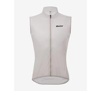 Santini Nebula Wind Vest Grey White - Classic Cut - M
