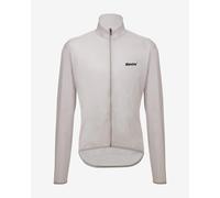 Santini Nebula Windbreaker Light Jacket Grey White - Classic Cut - M