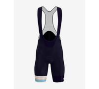 Santini Paris-Roubaix 2024 Bib Shorts Black Beige Blue - XS