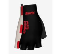 Santini Paris-roubaix 2025 Short Gloves Red S Men,Women