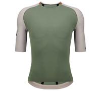 Santini Pelle Stelth Fir Slip-on Short Sleeve Jersey Green S Men S Military Green