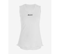 Santini Piuma Sleeveless Base Layer Top White Women - XL-XXL