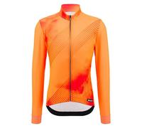 Santini Pure Dye Long Sleeve Jersey XS Fluo Orange