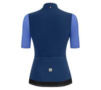 Santini Redux Stamina Short Sleeve Jersey Pink XL Woman XL Blue