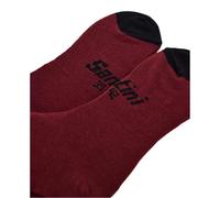Santini Riga Socks UK 7-9 Burgundy