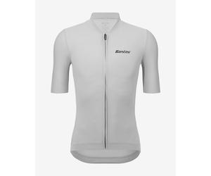Santini Sensation Jersey short sleeve off-white grey - S