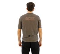 Santini Stone Slim Fit Tech Short Sleeve T-shirt 2XL Wenge