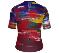 Santini Tdf Arrivée Dash 2025 Short Sleeve Jersey XS Print