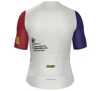 Santini Tdf Grand Depart Lille 2025 Short Sleeve Jersey 2XL Print