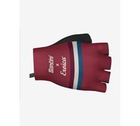 Santini Eroica Timo Short Gloves Red M M Bordeaux