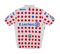 Santini Tour De France Overall Leader Short Sleeve Jersey White 7 Years Kids