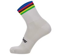 Santini - UCI Official World Champion Cycling Socks - Cycling socks size XL/XXL, grey