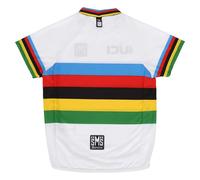 Santini Uci World Champion Short Sleeve T-shirt White 12-24 Months Boys,Girls