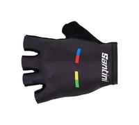 Santini x UCI World Champion Gloves black - M