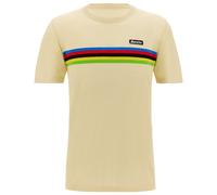 Santini Uci World Champion Short Sleeve T-shirt Yellow S Men