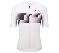 Santini - Verve S/S Jersey - Cycling jersey size XL, white
