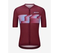 Santini - Verve S/S Jersey - Cycling jersey size XXL, red
