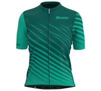 Santini - Women's Astro Jersey - Cycling jersey size 3XL, turquoise/green