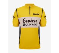 Santini x Eroica Colnago Wool Jersey short sleeve yellow - XS