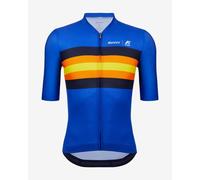 Santini x K-Way Le Vrai Short Sleeve Jersey Blue Orange Yellow Sl it - L