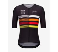 Santini x Pirelli Sport Club Tape Jersey short sleeve black - Slim Fit - M