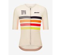 Santini Pirelli Tape Short Sleeve Jersey White M M White