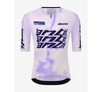Santini x UCI Gravel World Series short sleeve slim cut jersey light violet - L