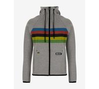Santini Uci Hoodie Silver XL XL Grey