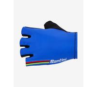 Santini x UCI Official Gloves Blue Black - M