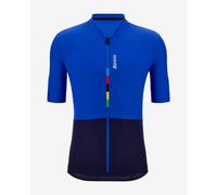 Santini x UCI Riga Short Sleeve Jersey Blue - Slim Fit - XS
