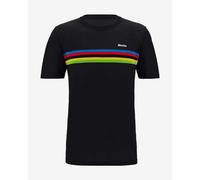 Santini X UCI World Champion short sleeve black rainbow t-shirt - M