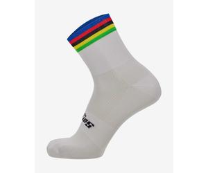 Santini x UCI World Champion Socks White - XS-S
