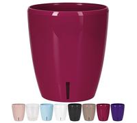 Santino Orchid Pot D 12 cm with Wick System and Water Indicator for Indoor Use, Purple, 1.3 L