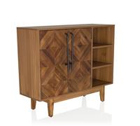 SANTJAGO WOOD L - Chest of drawers Dark Wood Colors