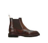 Santoni brogue-detail chelsea boots - Brown 6-6 1/2-7-7 1/2-8-8 1/2-9-9 1/2-10-10 1/2-11