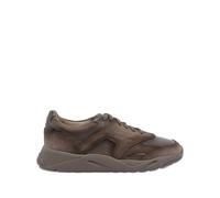 Santoni Innova leather suede sneakers - Brown 5-6-6 1/2-7-7 1/2-8-8 1/2-9-9 1/2-10-11