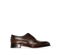 Santoni leather lace-up Oxford shoes - Brown 5-5 1/2-6-6 1/2-7-7 1/2-8-8 1/2-9-9 1/2-10-10 1/2-11