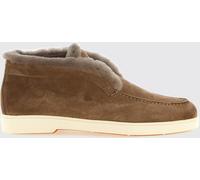 SANTONI Suede Chukka Boots with Wool Lining and Rubber Sole - Size: 37½ - female