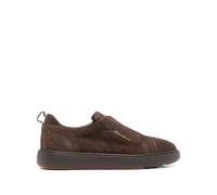 Santoni suede slip-on sneakers - Brown 5-6-6 1/2-7-7 1/2-8-9-10