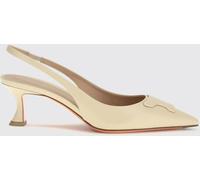 SANTONI Taylor Leather Slingback Pumps - Size: 39 - female